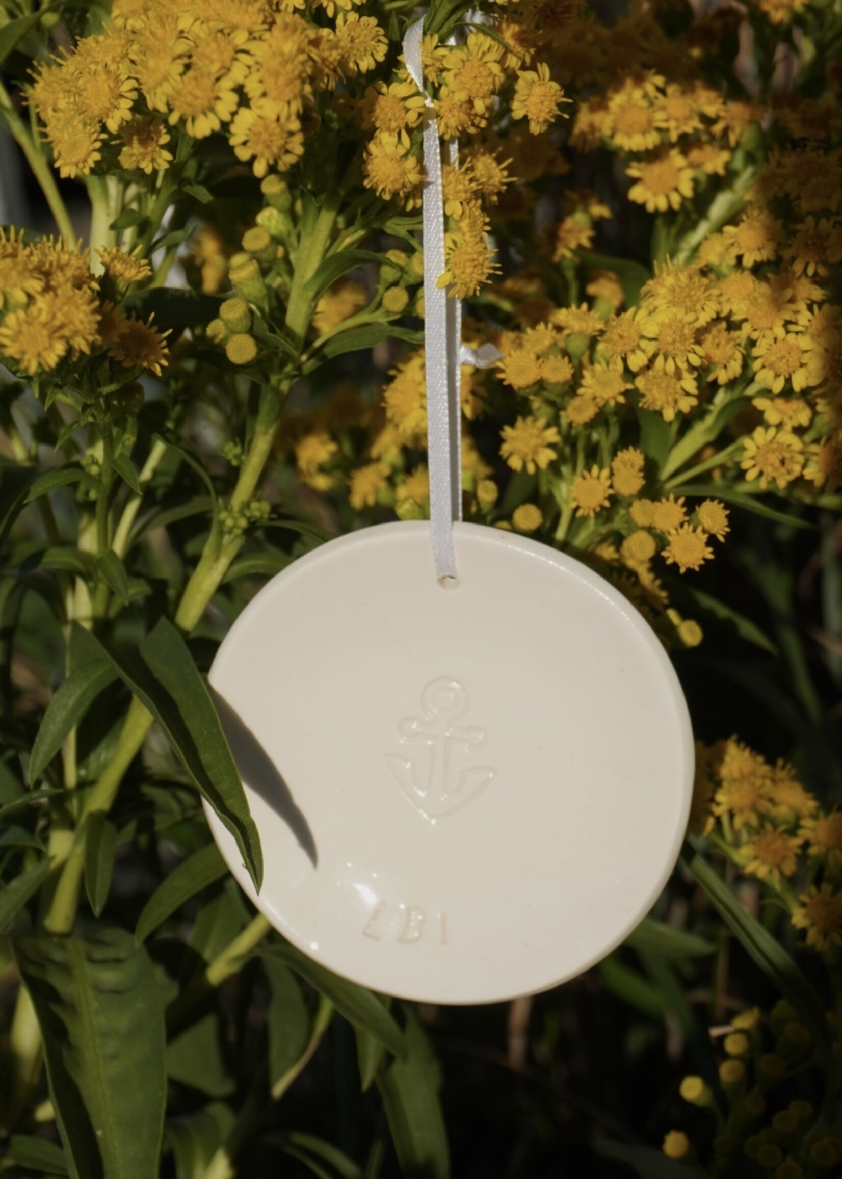 LBI Anchor Ceramic Ornament