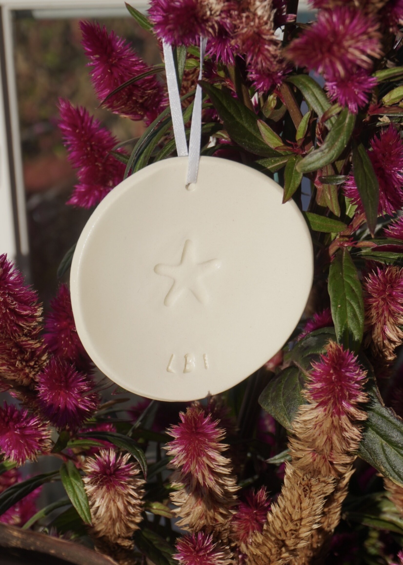 LBI Starfish Ceramic Ornament