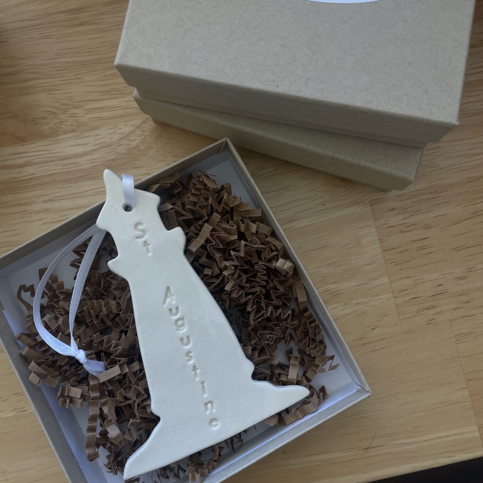 STA Lighthouse Ceramic Ornament