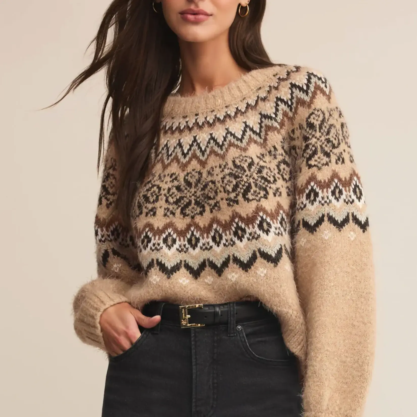 Z Supply Kenaby Fair Isle Sweater