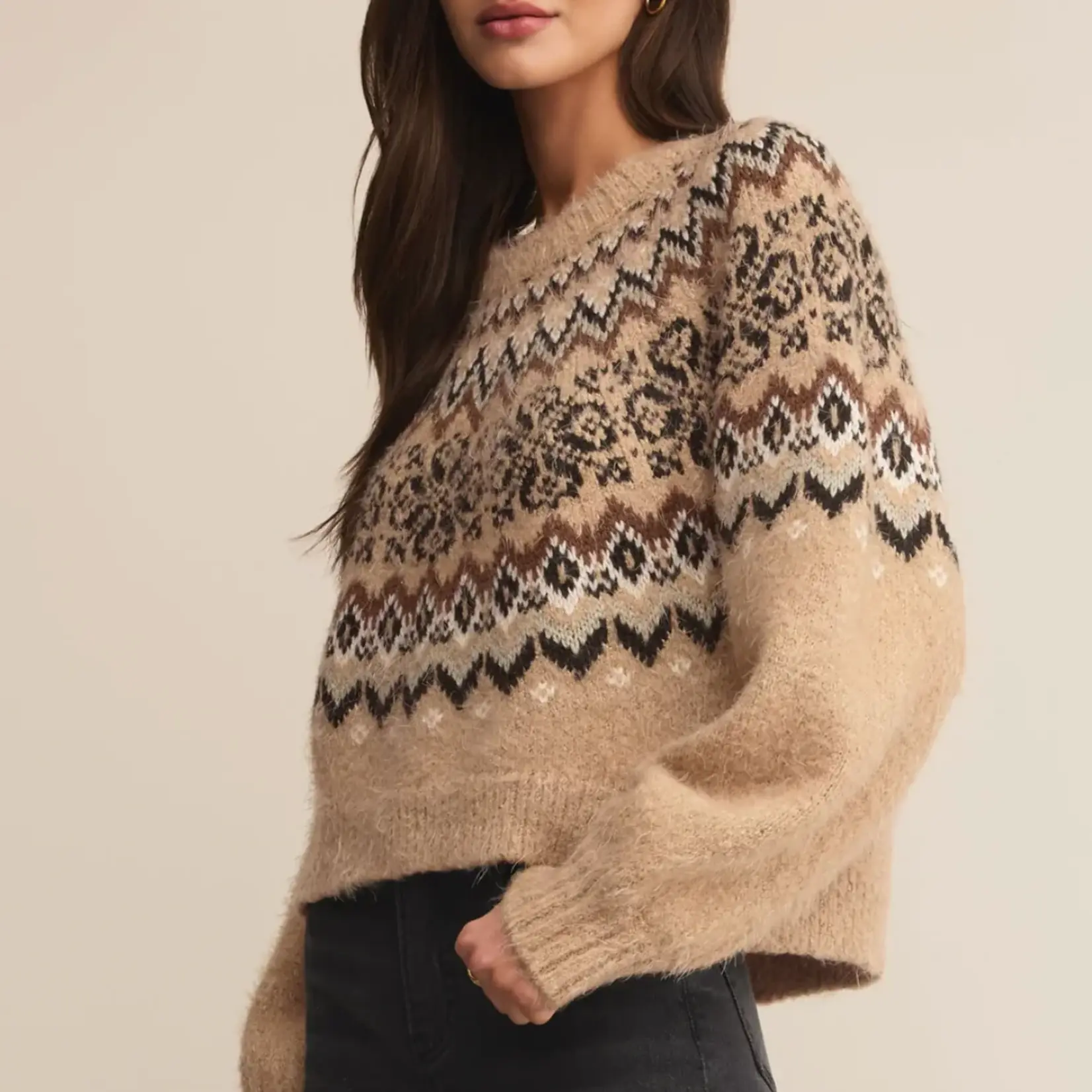 Z Supply Kenaby Fair Isle Sweater