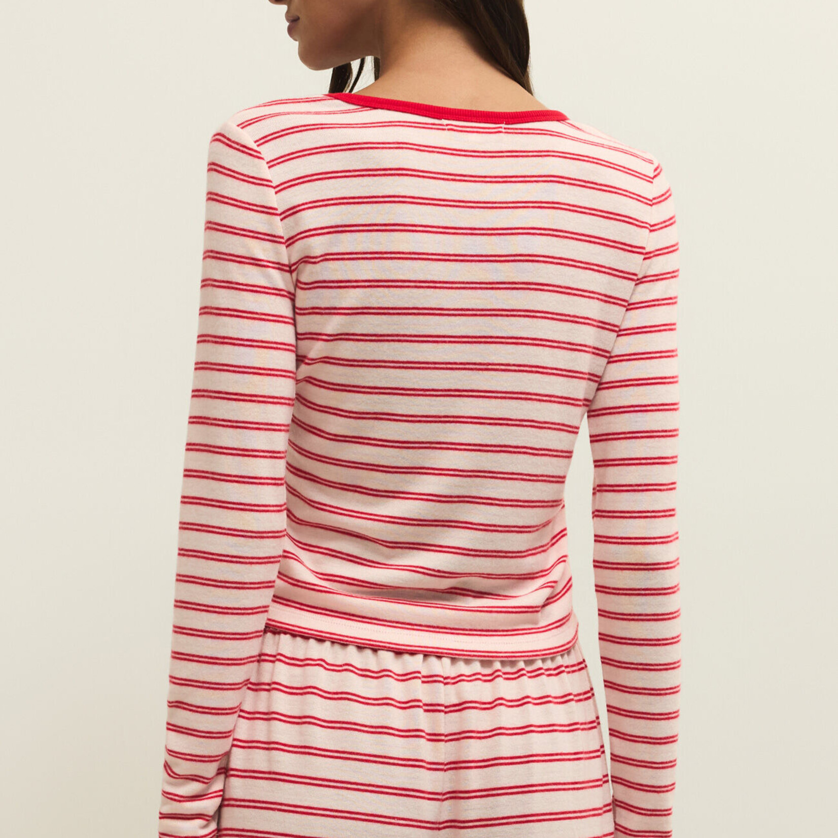 Z Supply Night In Stripes Ls Top