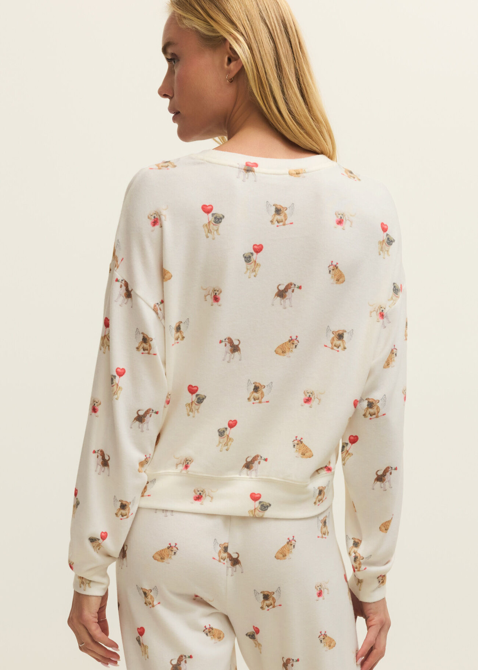 Z Supply Bisous Love Pup Top