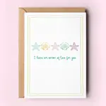 Ocean of Love For You Beach Coastal Greeting Card