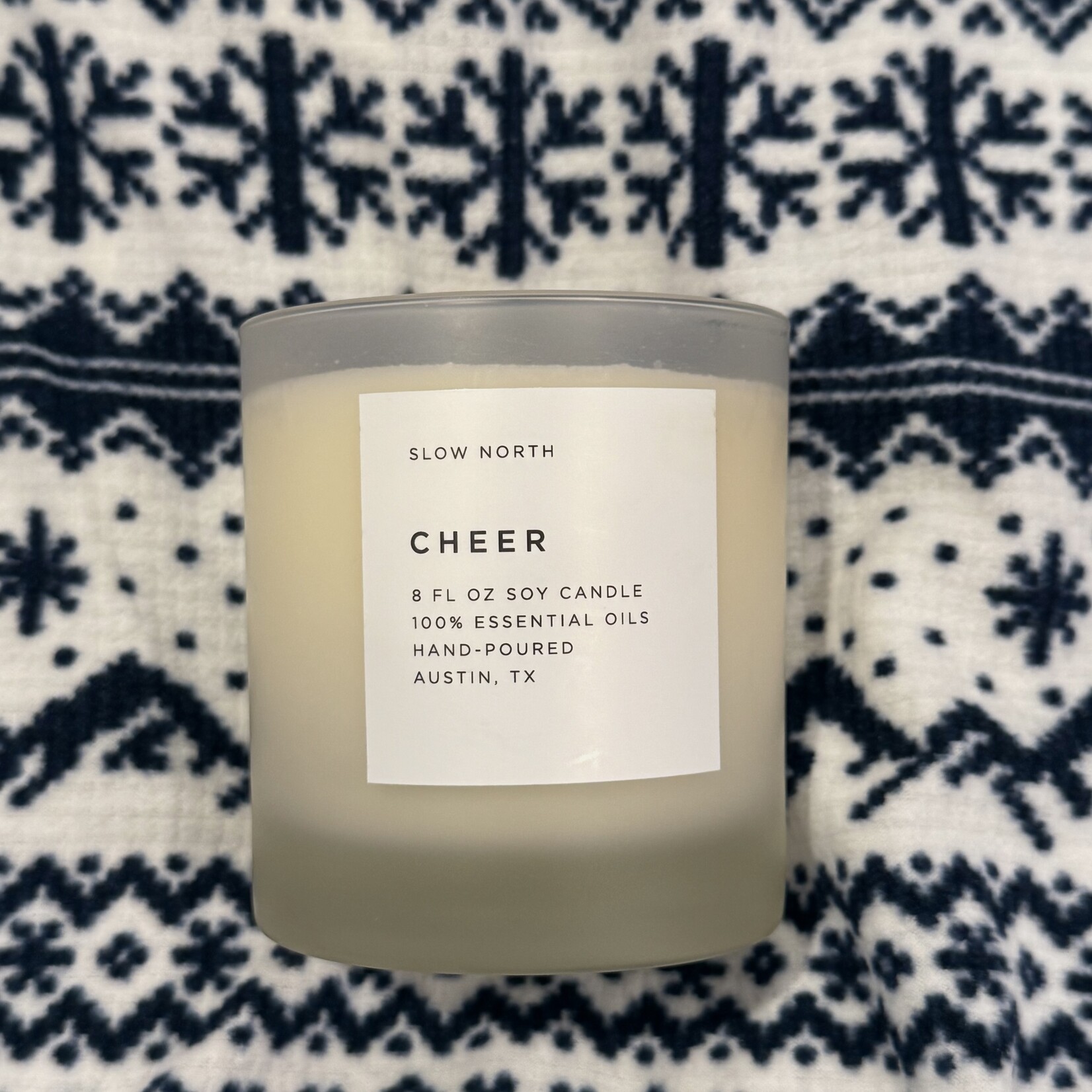 Slow North Frosted Candle - Seasonal