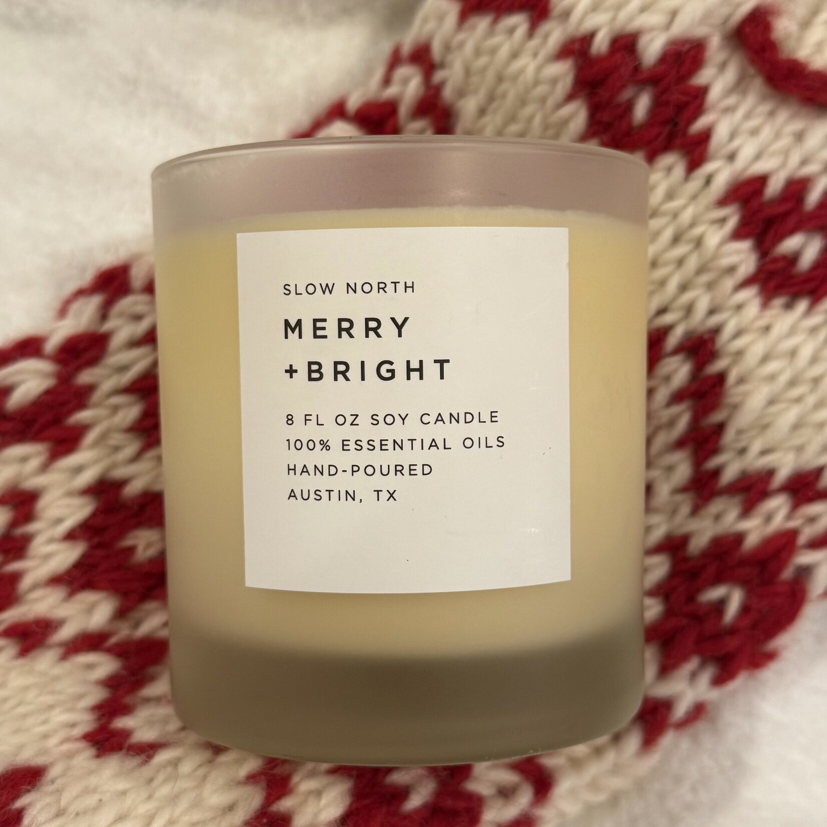 Slow North Frosted Candle - Seasonal