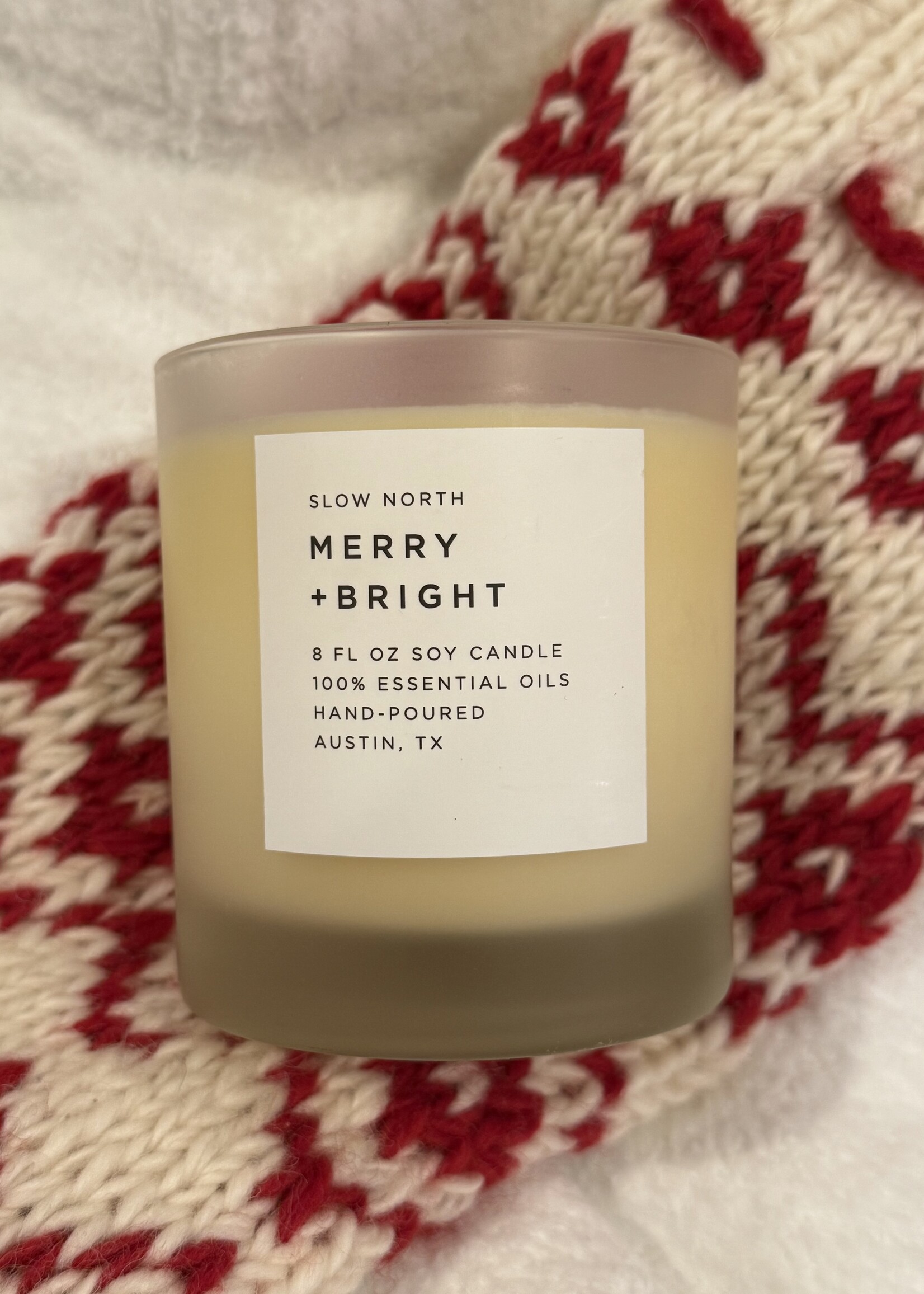 Slow North Frosted Candle - Seasonal