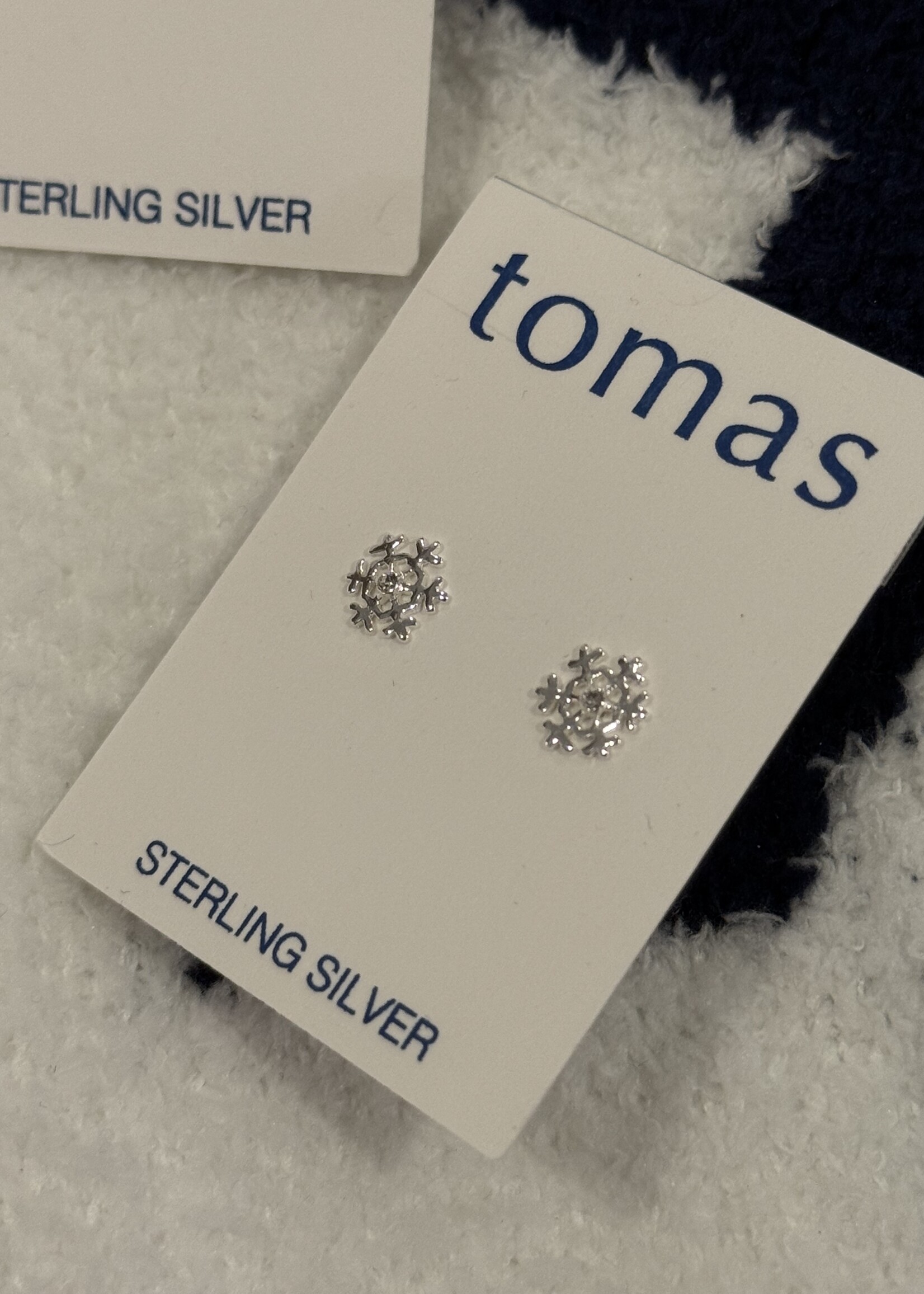 SS CZ Snowflake Studs