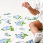 Little Hometown Hydrangeas Baby Muslin Swaddle