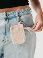 Pretty Simple River Raffia Clippable Card Holder Wallet