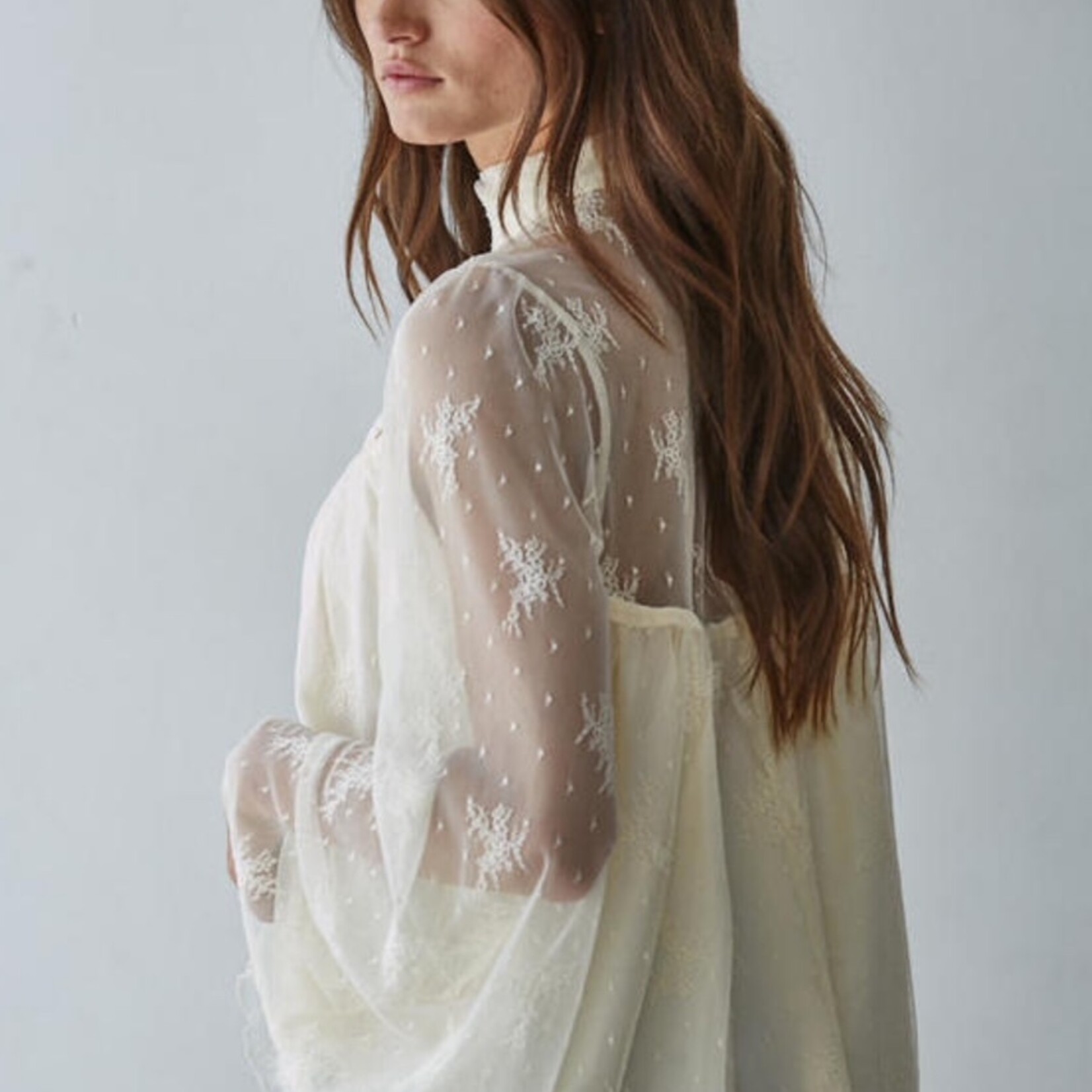 By Together Fairy Kissed Mock Lace Top