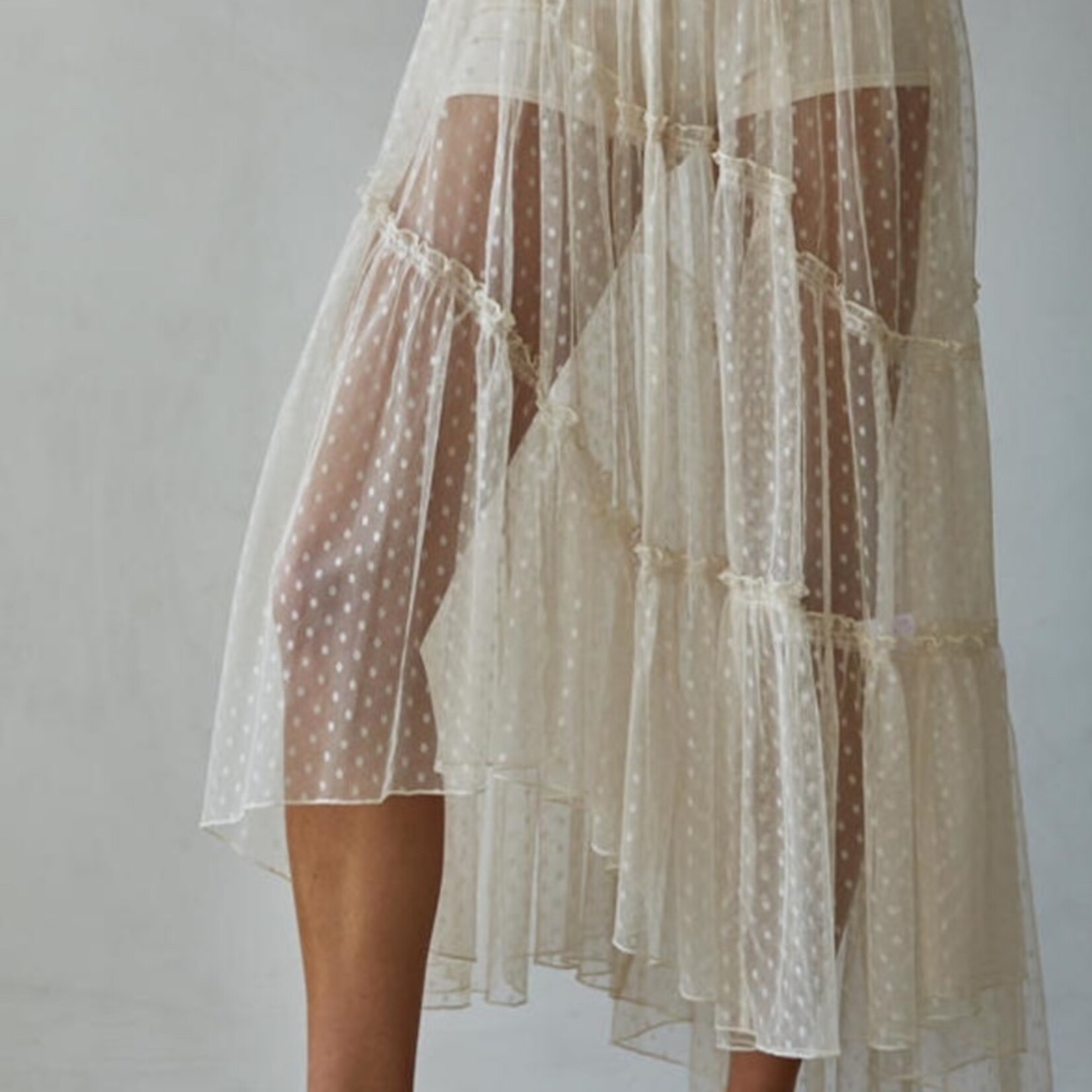 By Together Chase the Night Lace Skirt