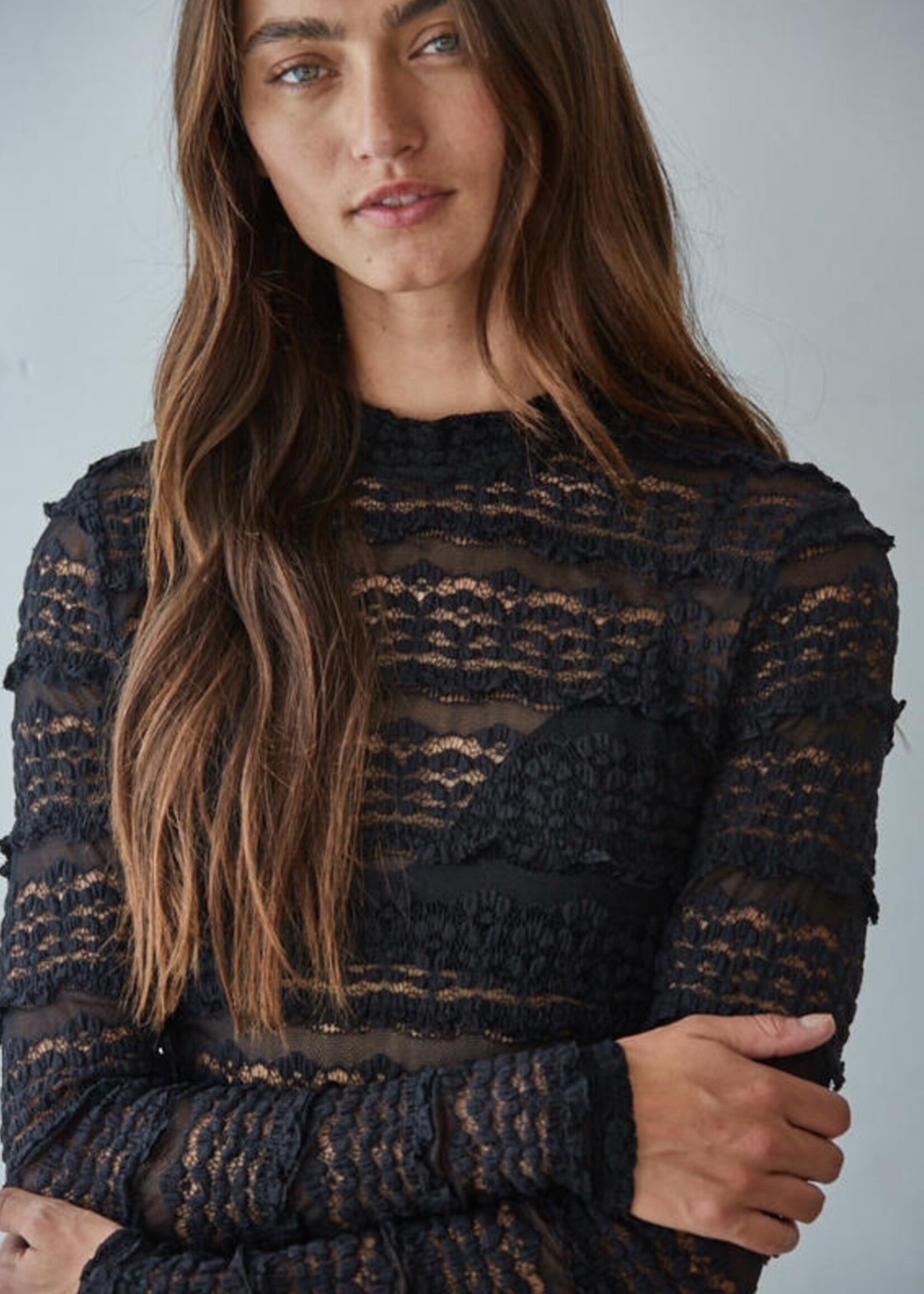 By Together Allure Textured Lace Top