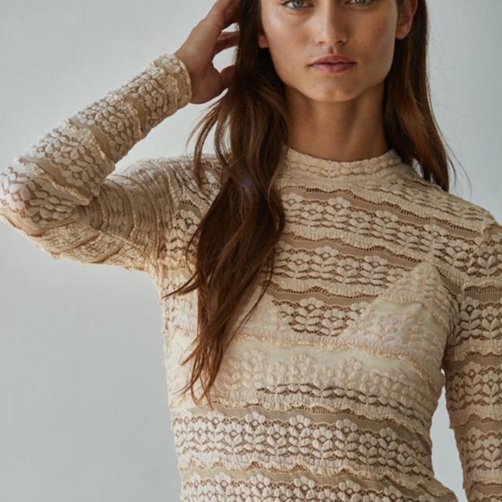 By Together Allure Textured Lace Top