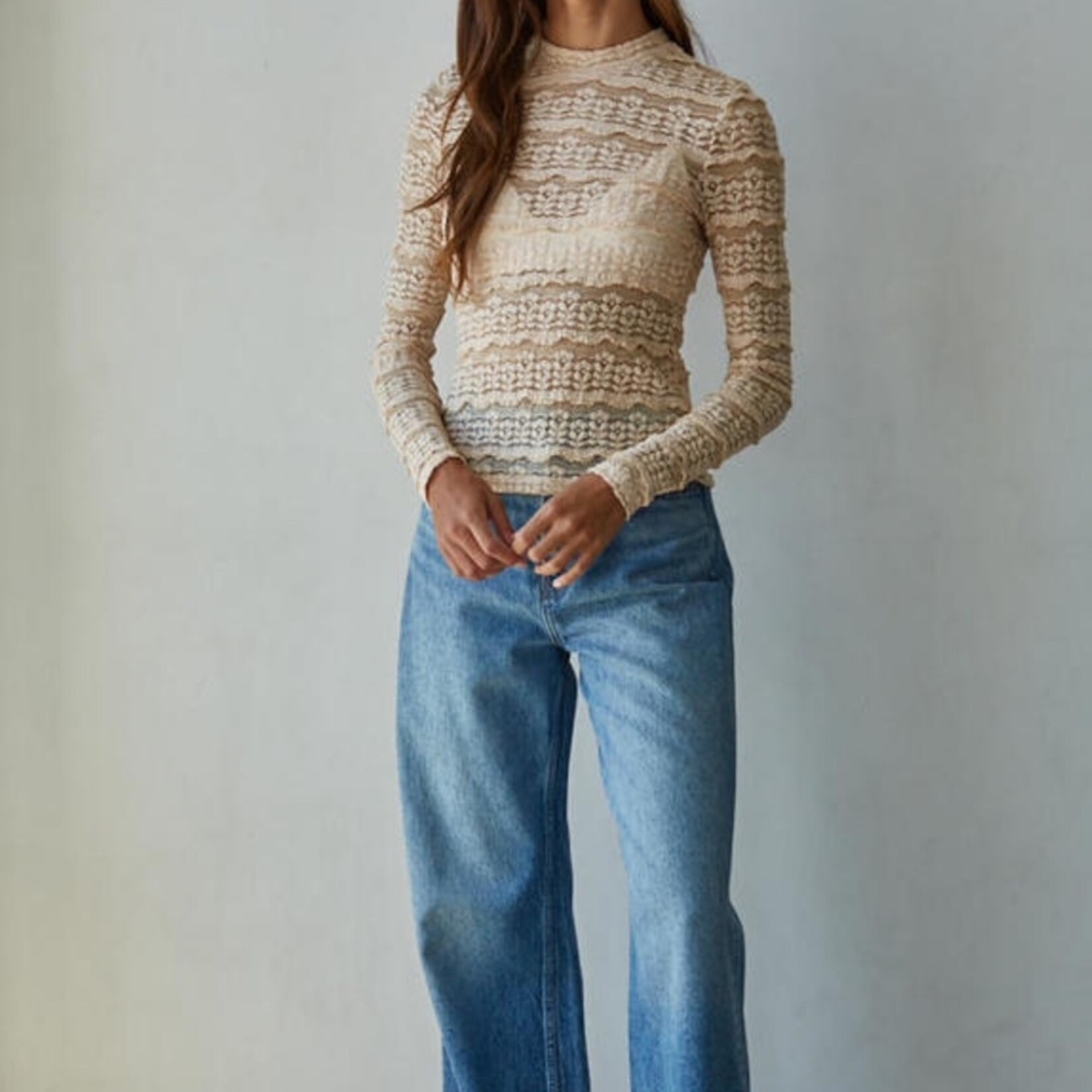 By Together Allure Textured Lace Top