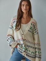 By Together Fair Isle Cardigan Sweater
