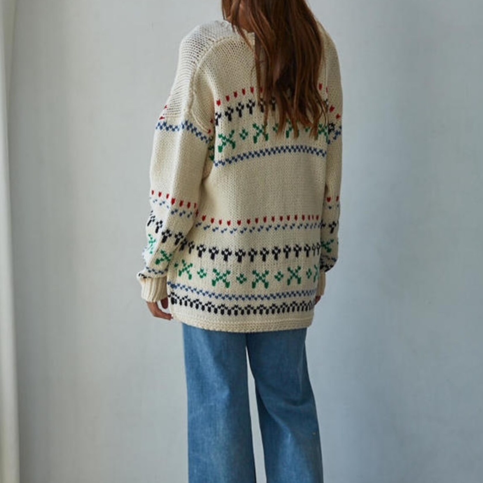 By Together Fair Isle Cardigan Sweater