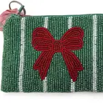 Tiana Scp Bow Coin Purse - Green