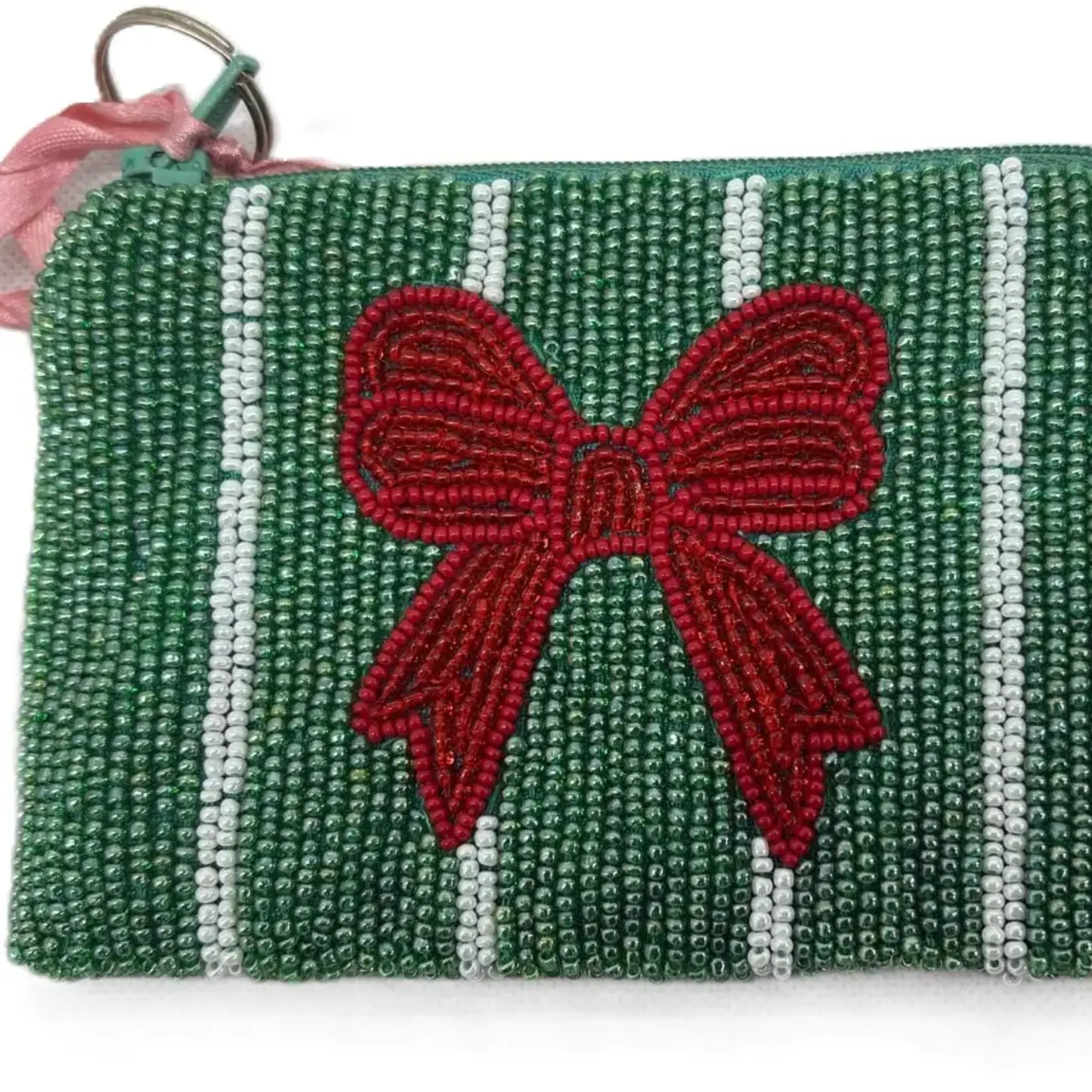 Tiana Scp Bow Coin Purse - Green