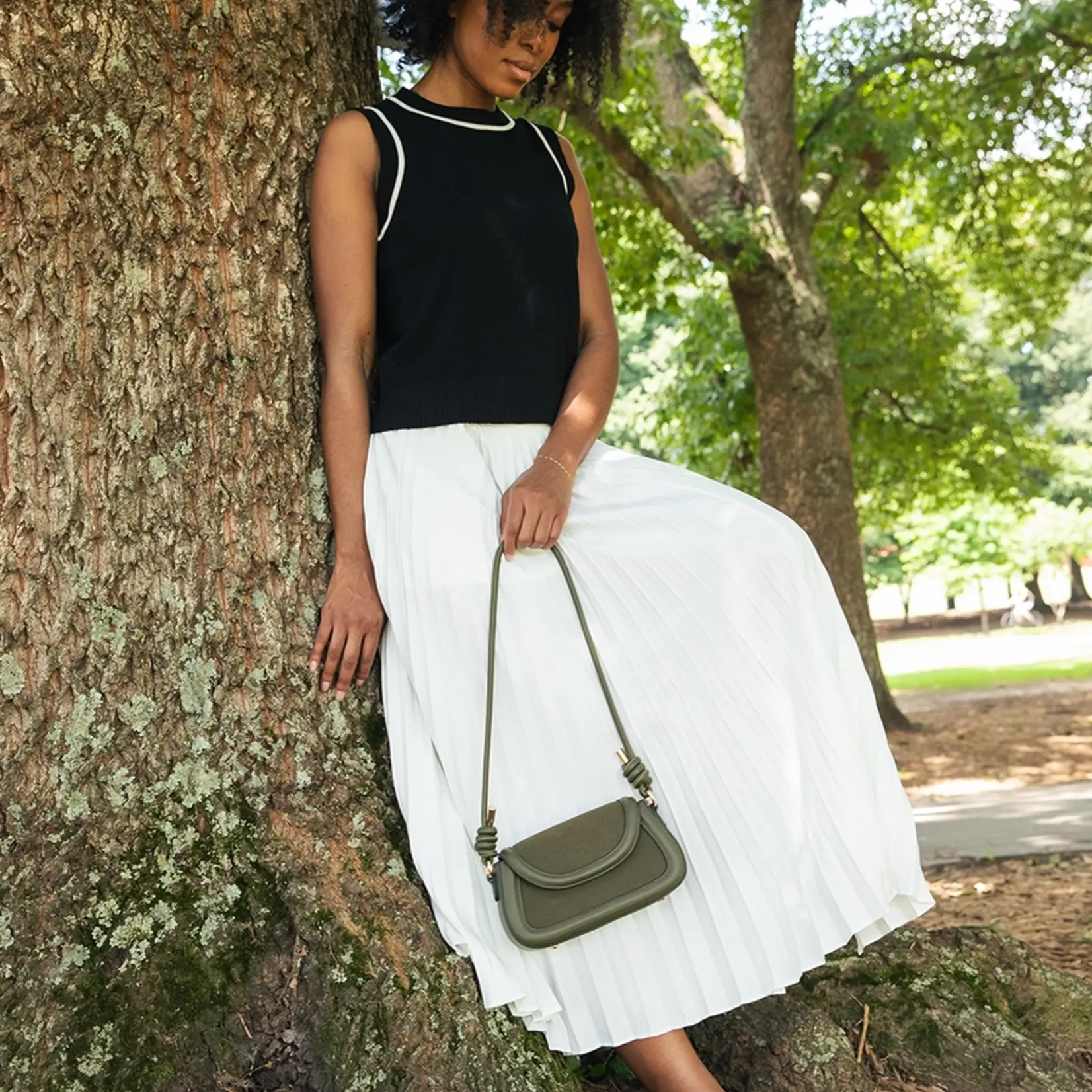 Marina Suede Crossbody Bag