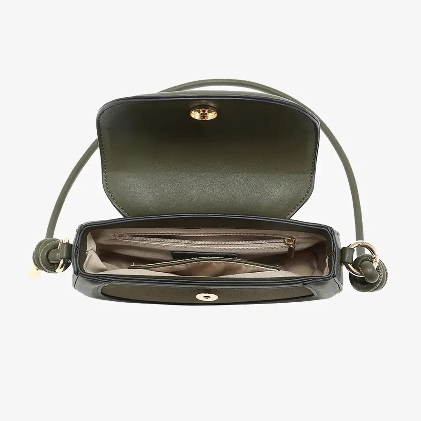 Marina Suede Crossbody Bag