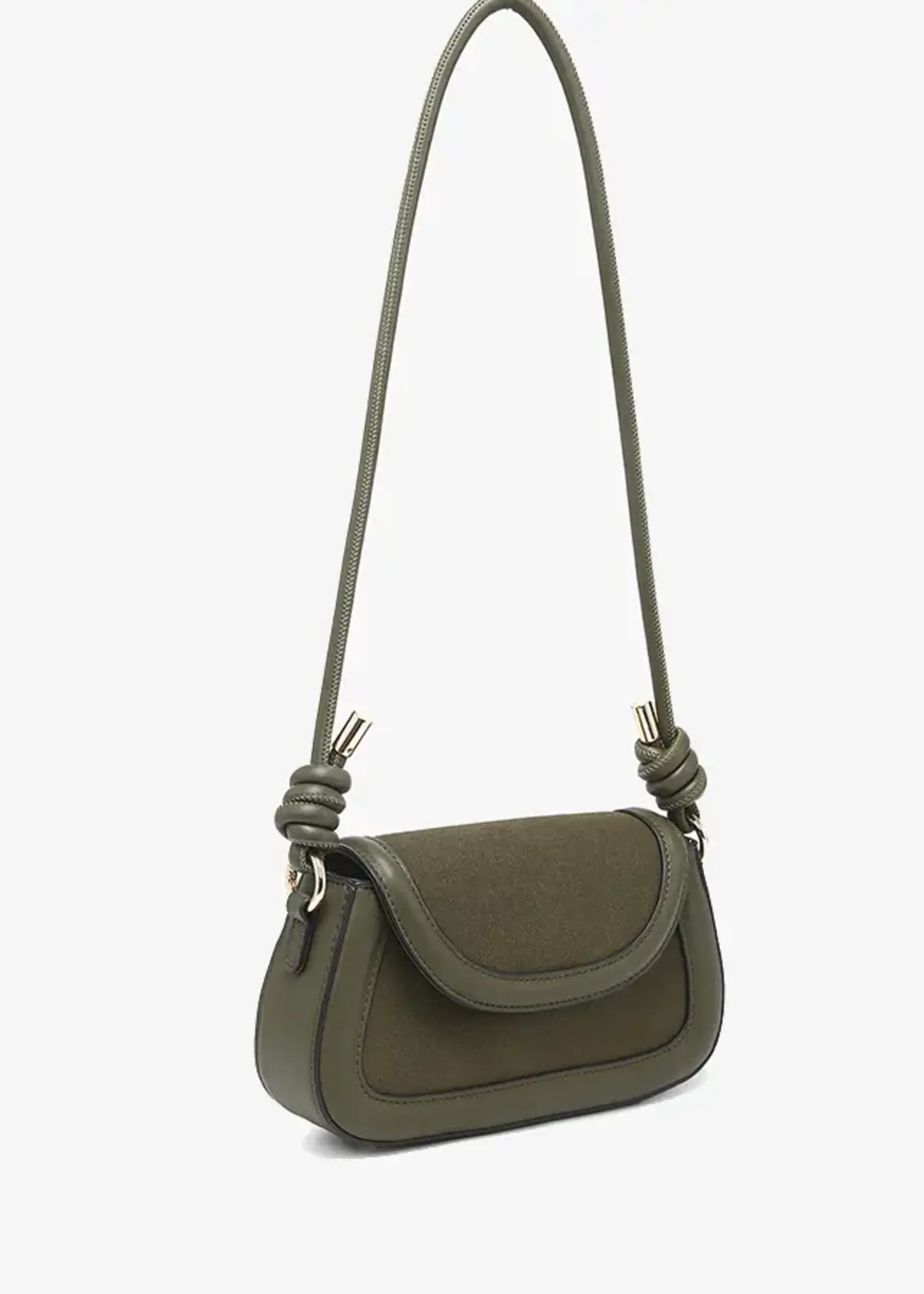 Marina Suede Crossbody Bag