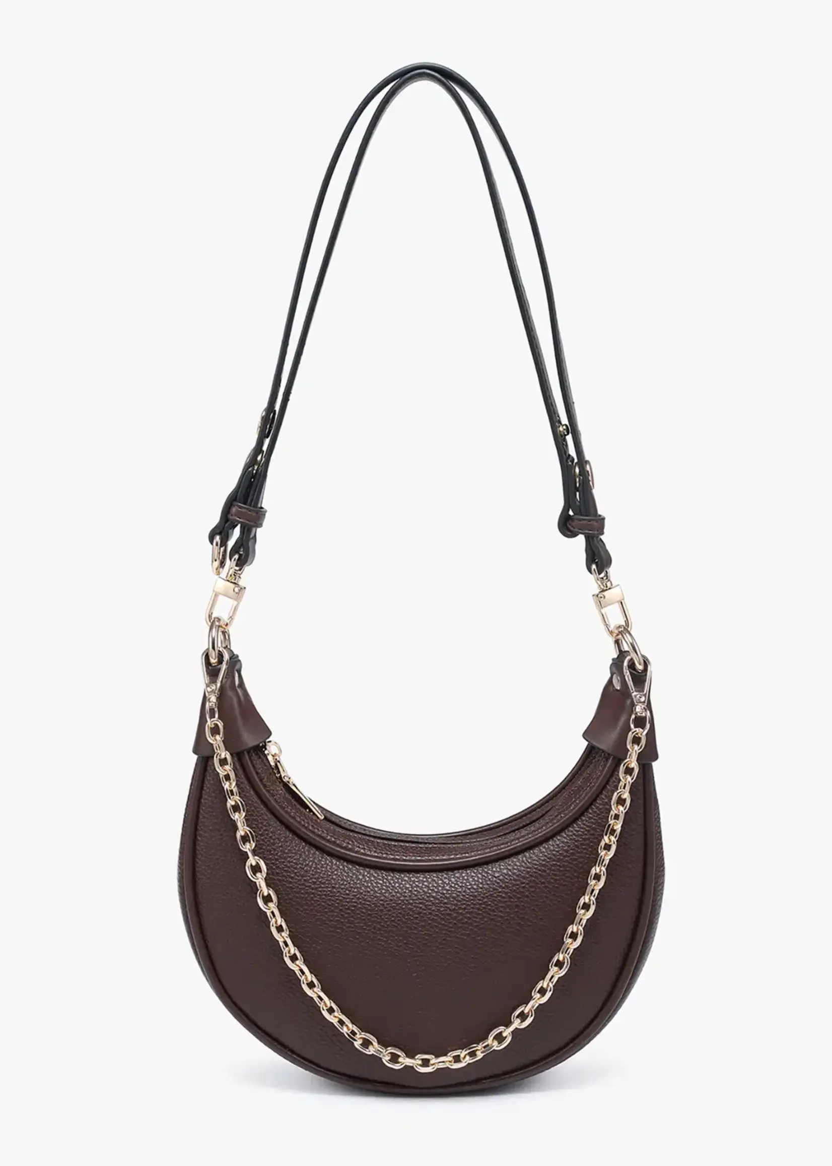 Zora Moon Shoulder Bag w/ Chain