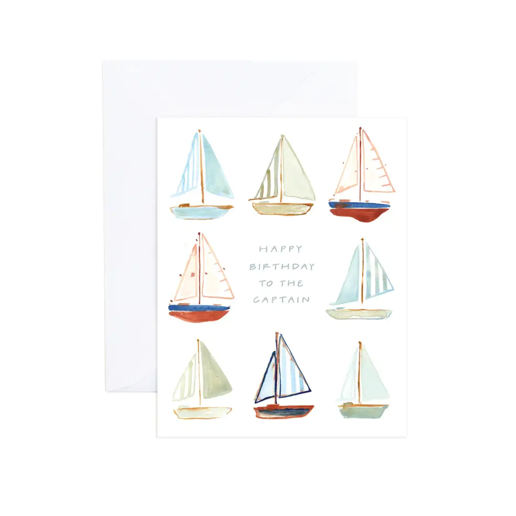 Walker Watercolor Sailboat Birthday Card