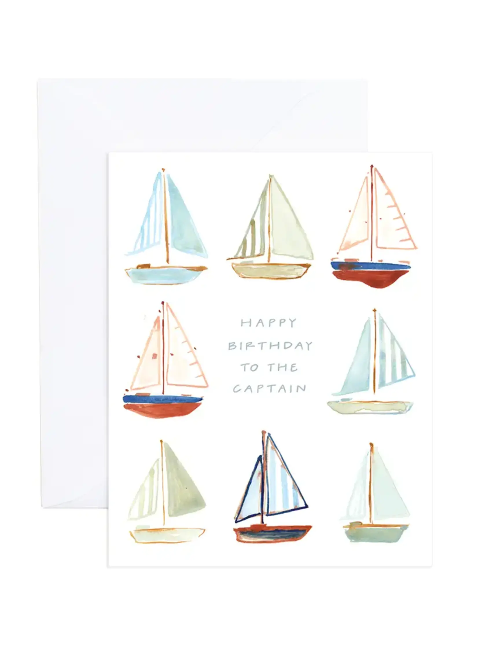 Walker Watercolor Sailboat Birthday Card
