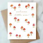 Little Mushroom Baby Greeting Card | New Mom Baby Card