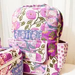 Starlit Blooms Patchwork Quilted Backpack