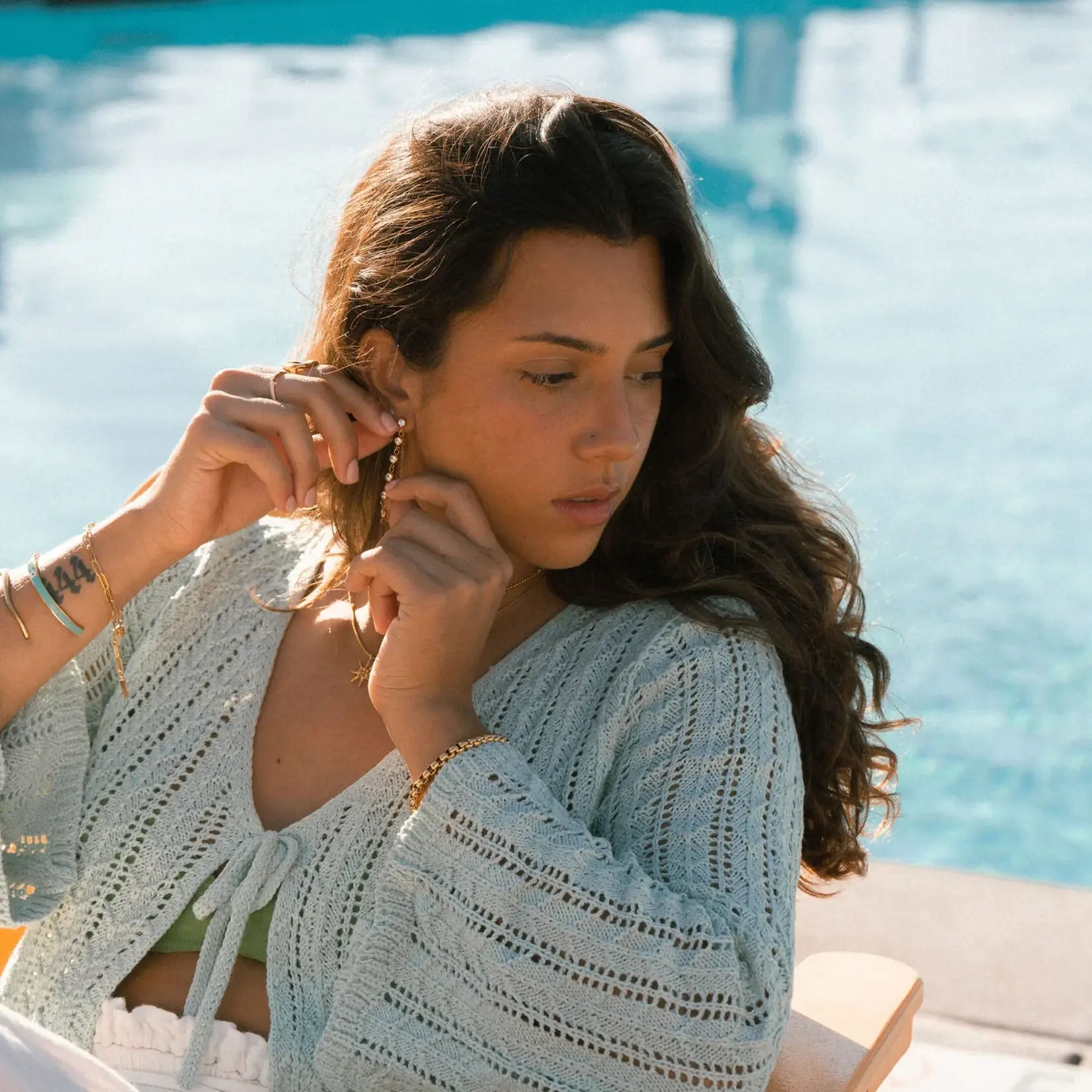 Salty Cali Waterfall Earrings