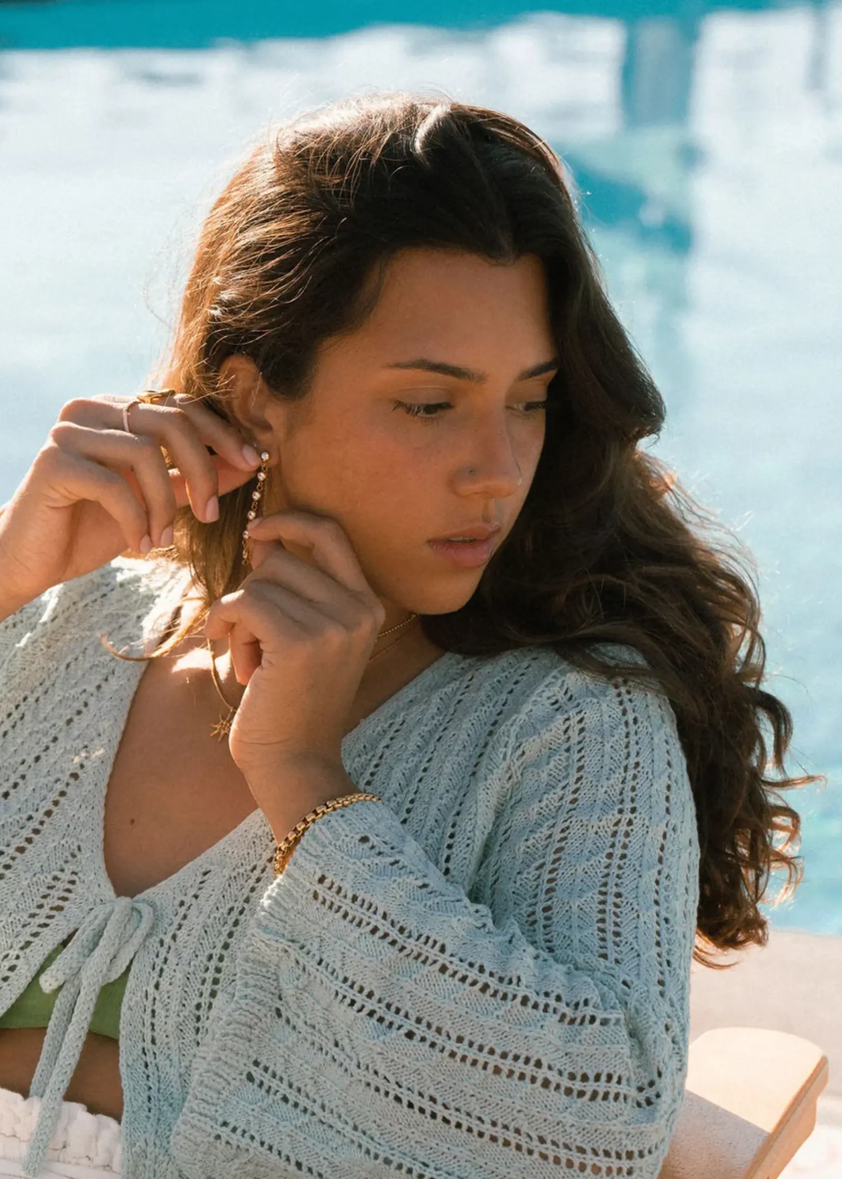 Salty Cali Waterfall Earrings