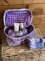 Starlit Blooms | Quilted Cosmetic Bag