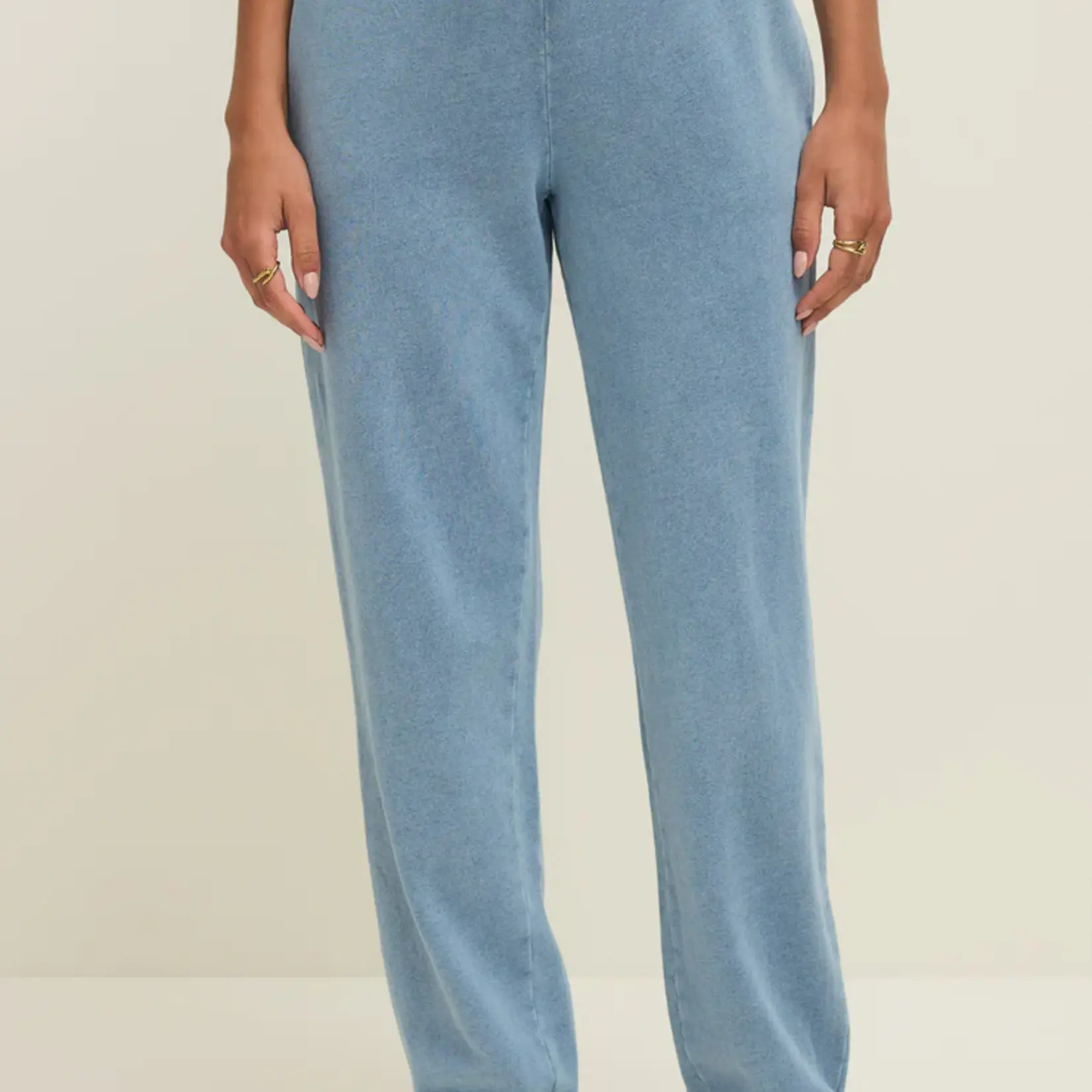 Z Supply Downtown Knit Denim Jogger