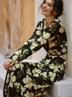 Z Supply Eda Ren Floral Mesh Midi Skirt