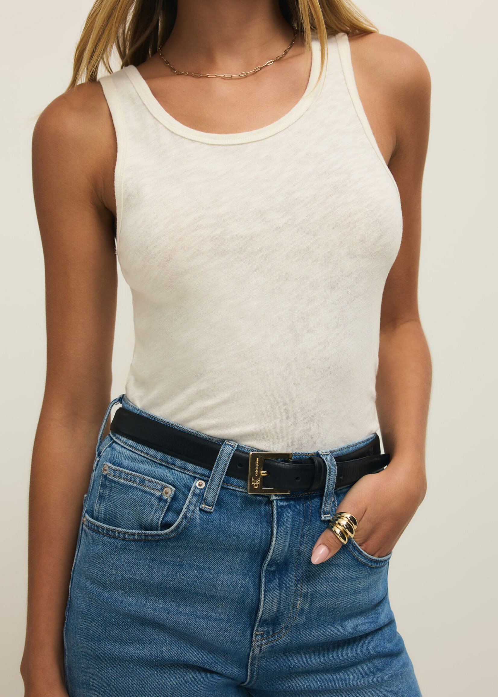 Z Supply Classic Slub Scoop Tank