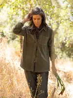 Hudson Stretch Cord Shacket