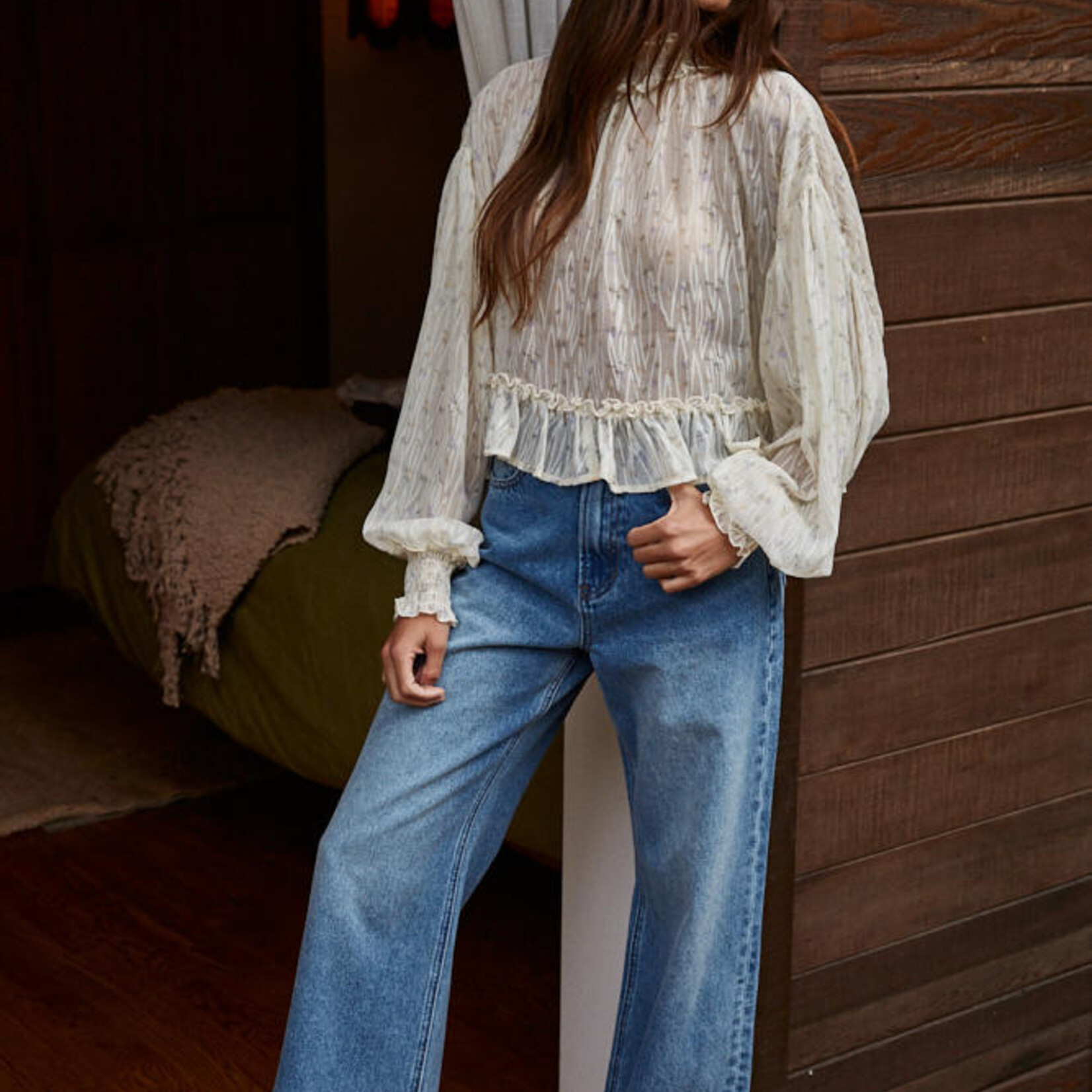 By Together Floral Fairy Tale Mock Top