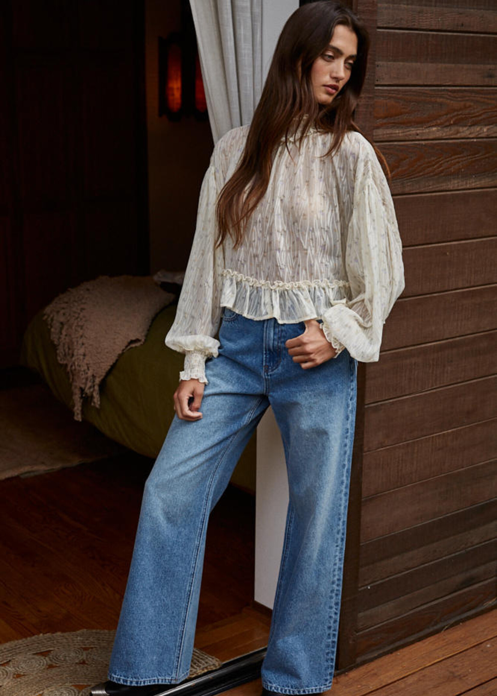 By Together Floral Fairy Tale Mock Top