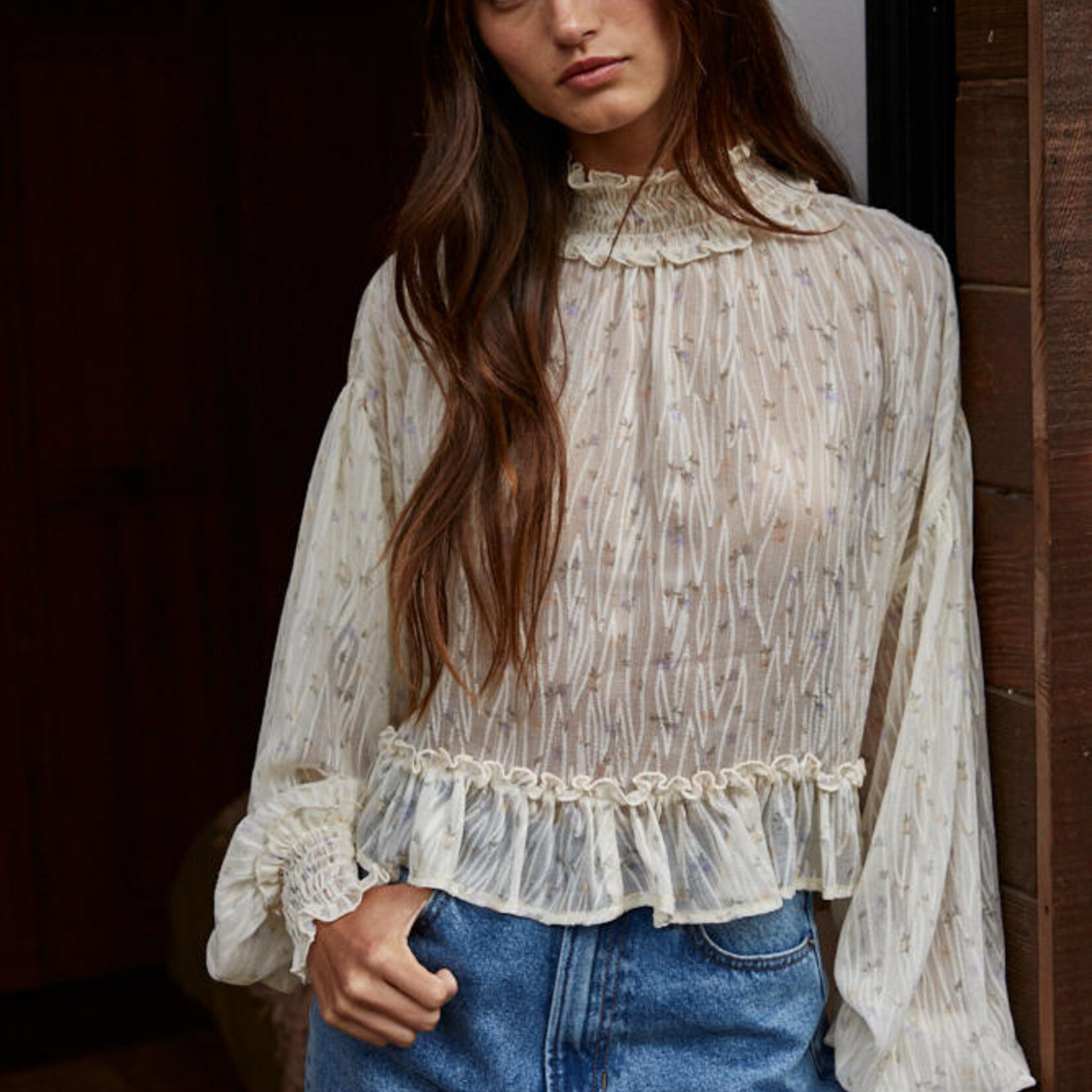 By Together Floral Fairy Tale Mock Top