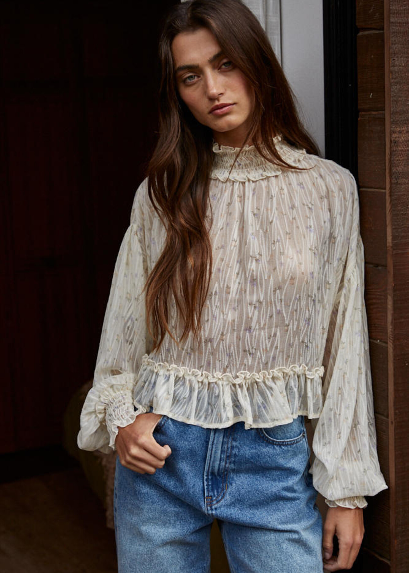 By Together Floral Fairy Tale Mock Top