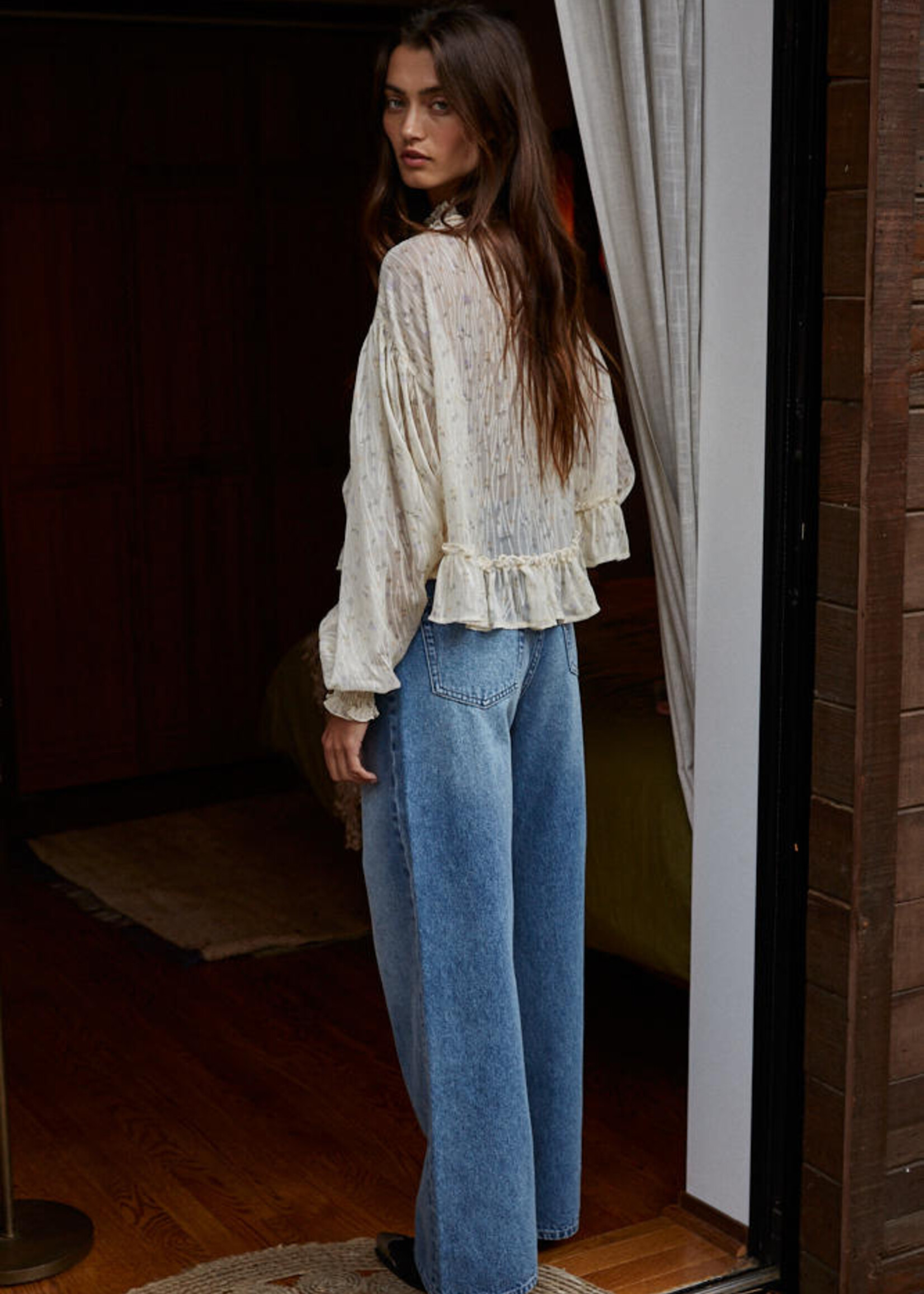 By Together Floral Fairy Tale Mock Top