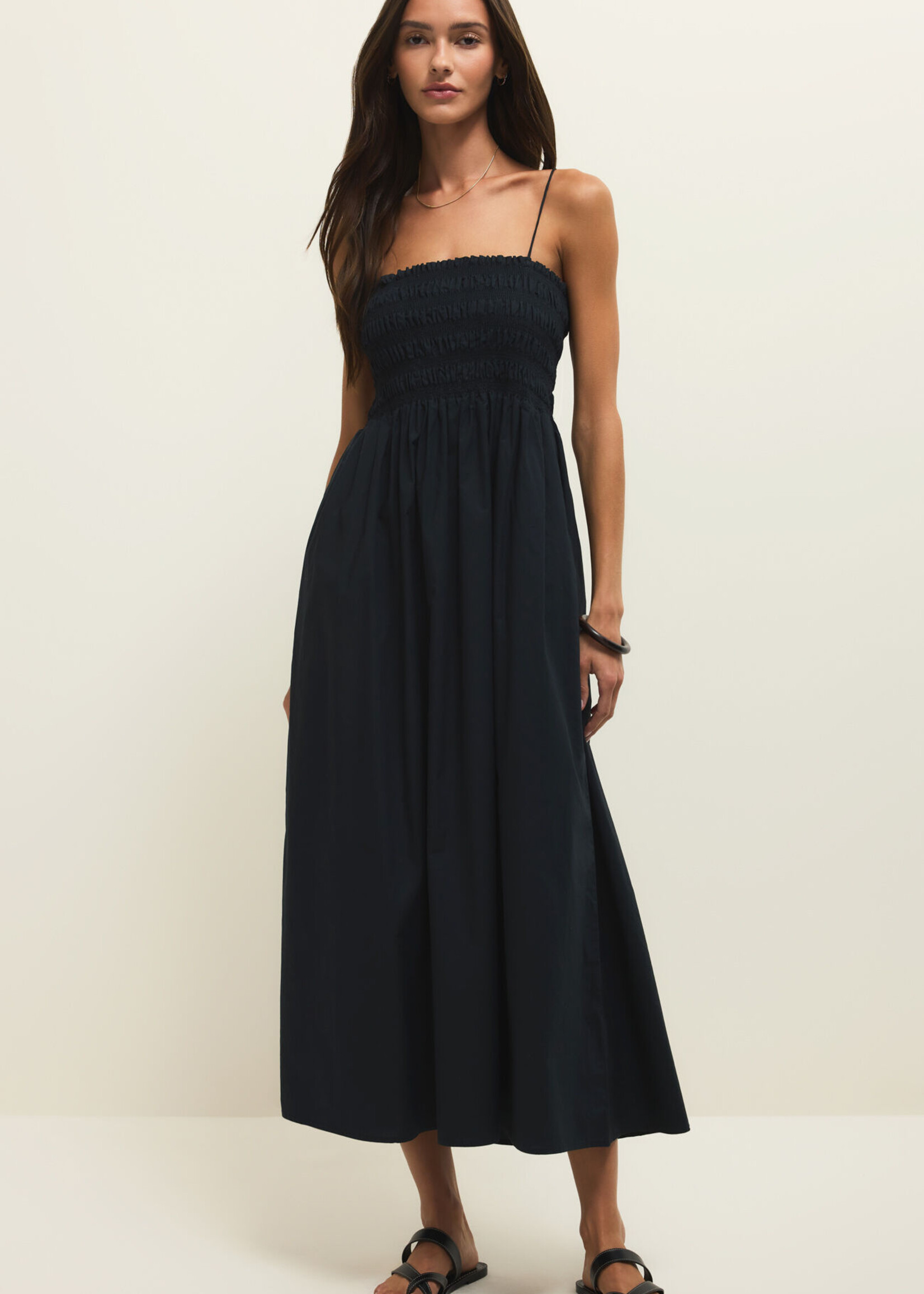 Z Supply Cornelia Poplin Midi Dress