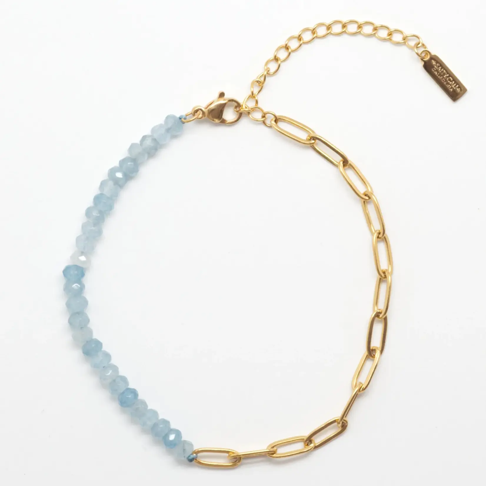 Paloma Anklet ~ Salty Babes - Sky Blue