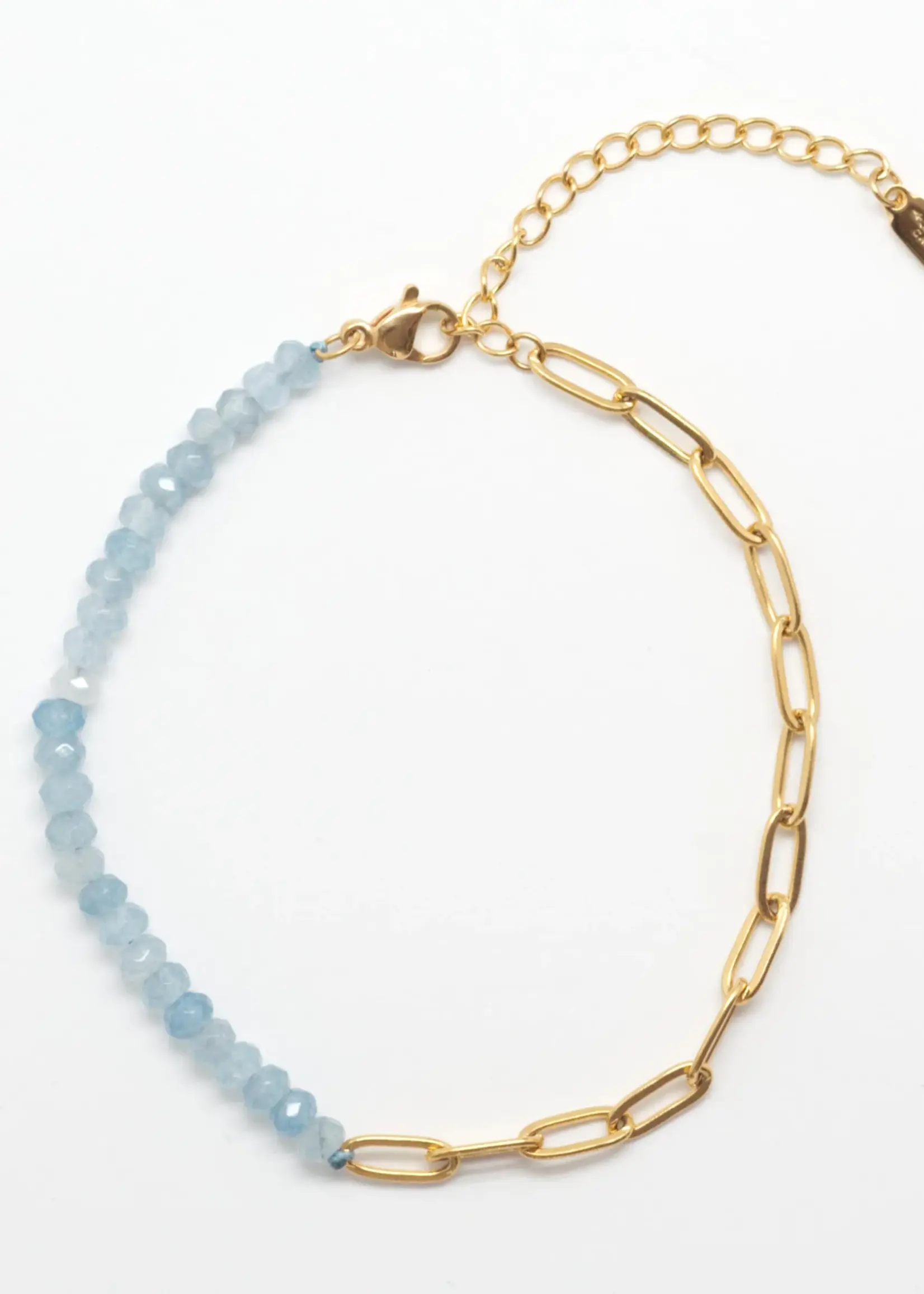 Paloma Anklet ~ Salty Babes - Sky Blue