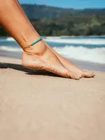 Paloma Anklet ~ Salty Babes - Sky Blue