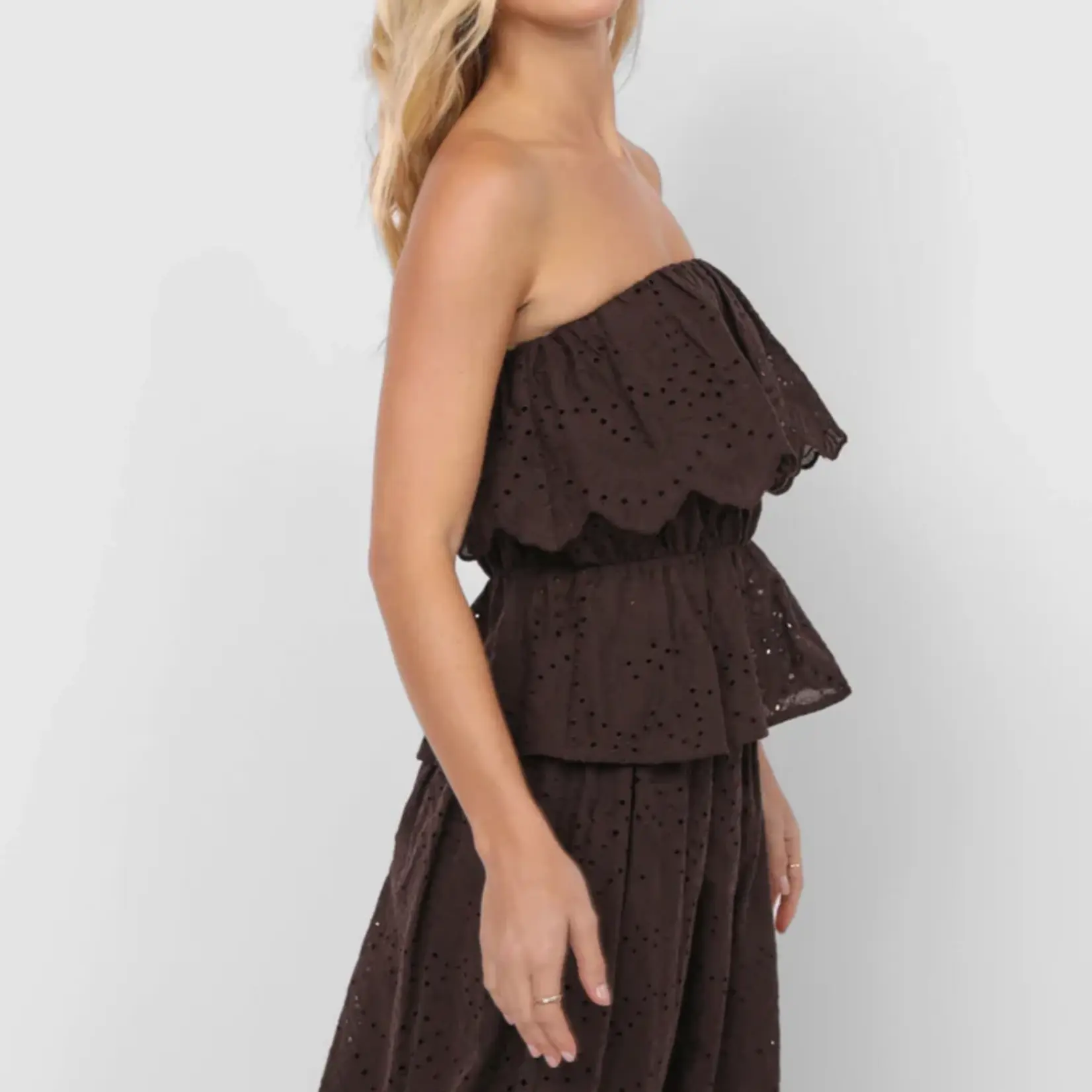 Double Vision Peplum Top