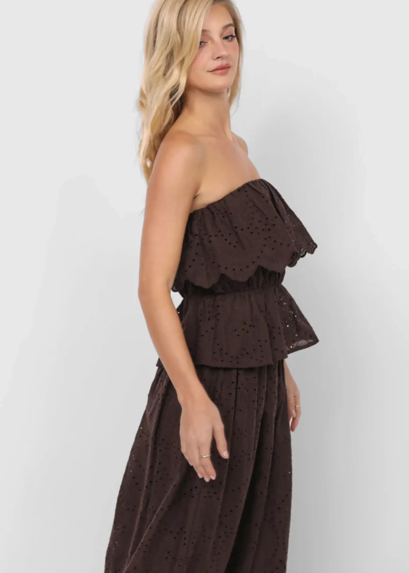 Double Vision Peplum Top