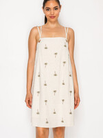 Drifting Palms Mini Dress
